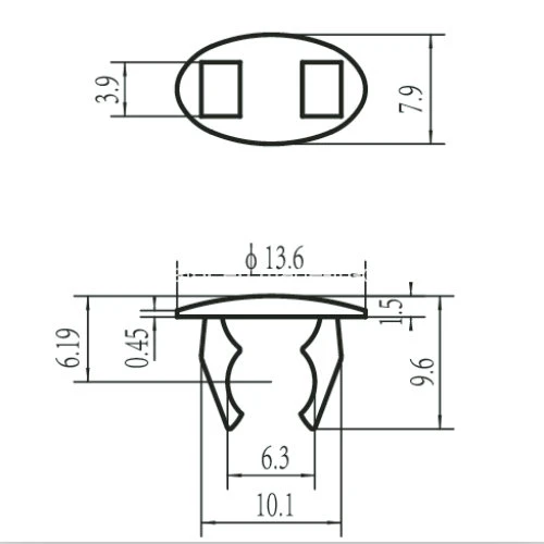 چراغ شاخص لوازم خانگی A-09 برای روشنایی خانگی 1